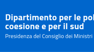 Dipartimento per le politiche di coesione Dipartimento per le politiche di coesione